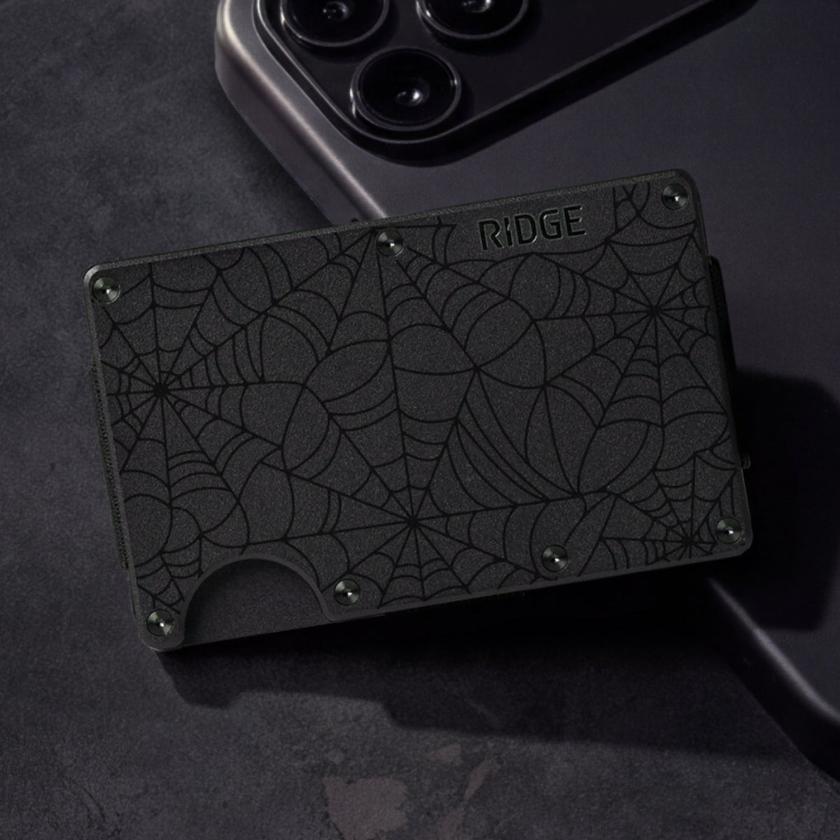 Ridge Wallet - Web - Matte Black