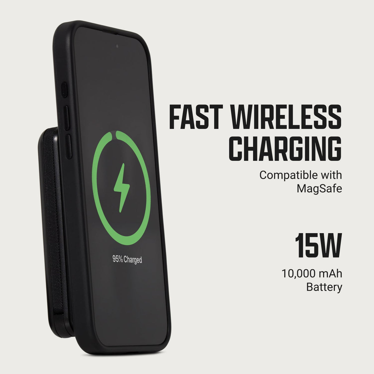 Ridge Power Bank - 10k mAh - Matte Black