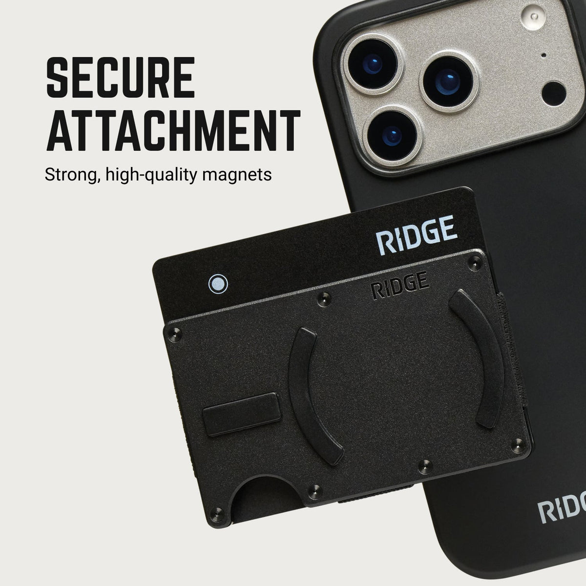 Ridge Wallet for MagSafe + KeyCase - Phantom + Royal Black