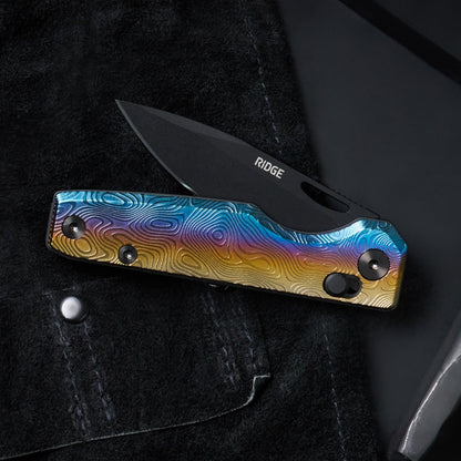 Everyday Folder - Burnt Damascus
