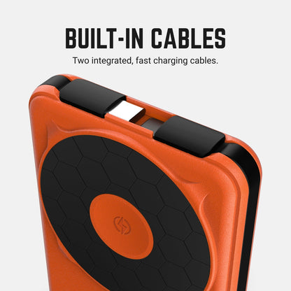 Ridge Everyday Charging Kit - iPhone 18 Pro Max - Basecamp Orange — power bank infographic 2
