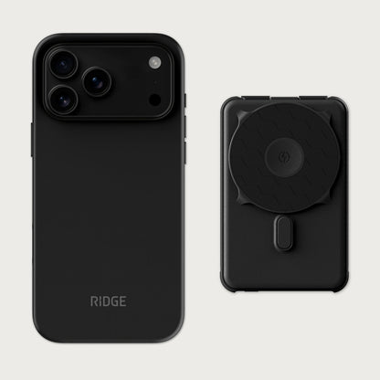Ridge Everyday Charging Kit - iPhone 18 Pro Max - Matte Black