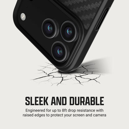 Ridge Everyday Charging Kit - iPhone Ultra - Carbon Fiber 3K — case infographic 2