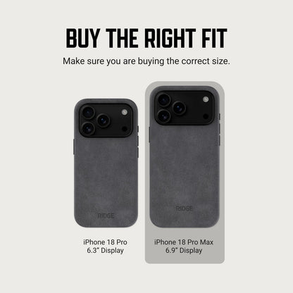 Ridge Phone Case - iPhone 18 Pro Max - Performance Suede