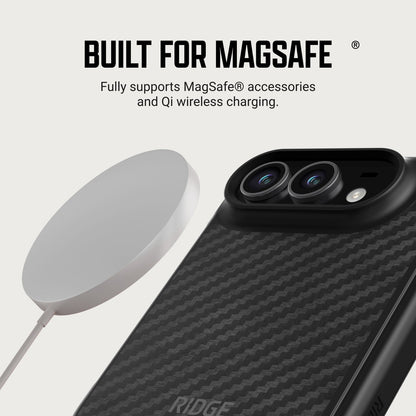 Ridge Phone Case - iPhone Duo - Carbon