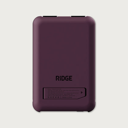 Ridge Power Bank - 10k mAh Bundle - Burgundy - 2-Pack