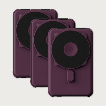 Ridge Power Bank - 10k mAh Bundle - Dark Cherry - 3-Pack