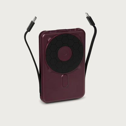 Ridge Power Bank - 10k mAh Bundle - Burgundy - 3-Pack