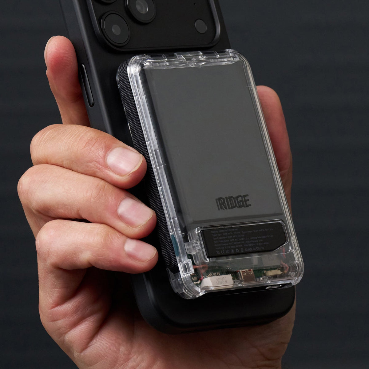 Ridge Power Bank - 10k mAh - Phantom