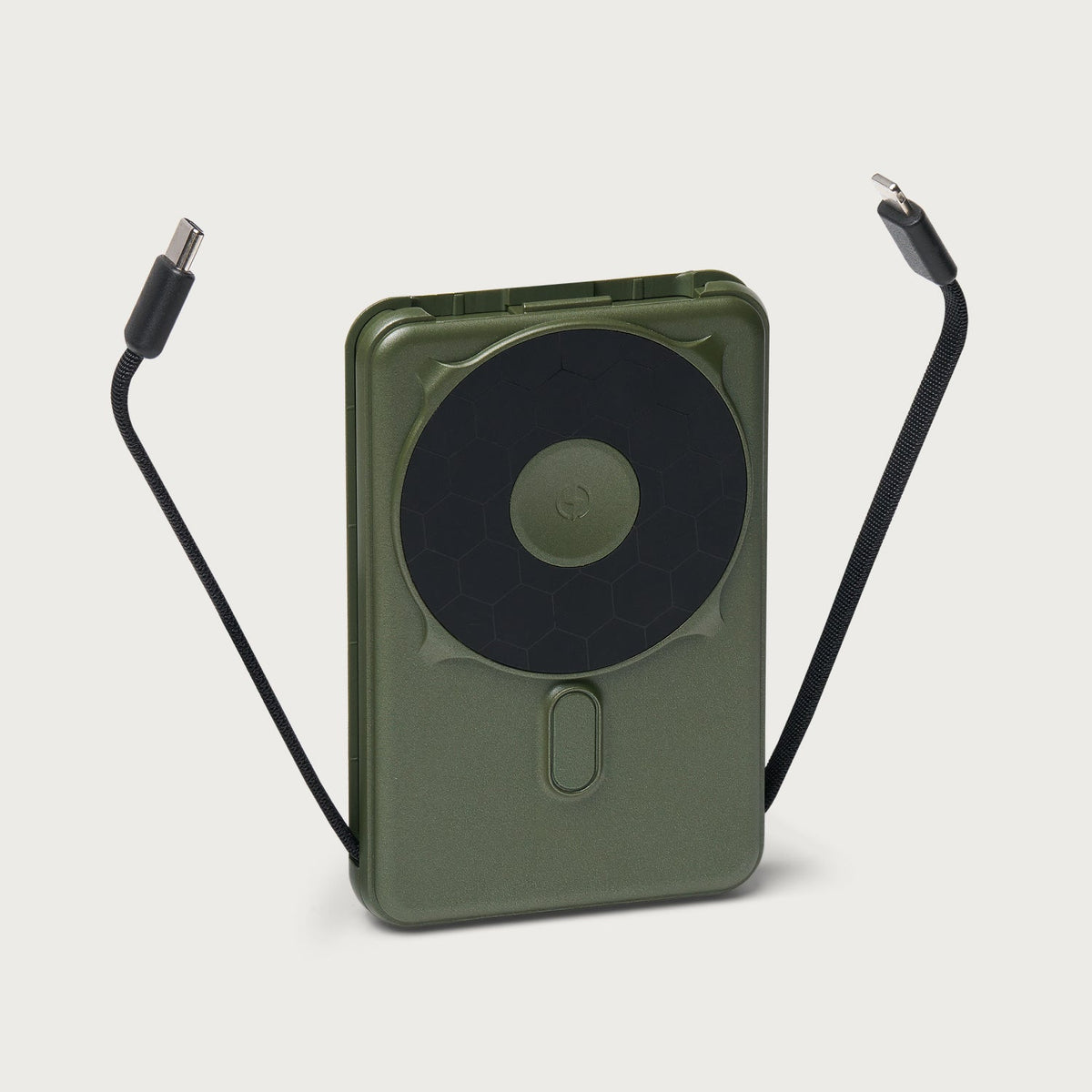 Ridge Wallet for MagSafe + Power Bank - Matte Olive — image 3