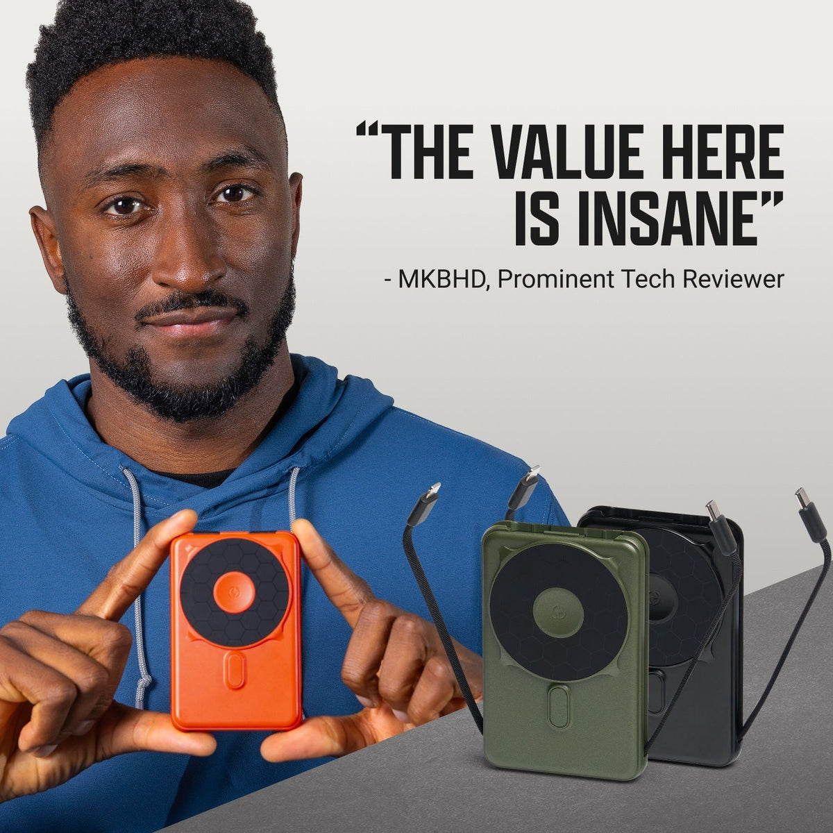 Ridge Wallet + Power Bank + KeyCase - GT — infographic 1