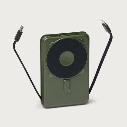 Ridge Wallet + Power Bank - Matte Olive — image 3